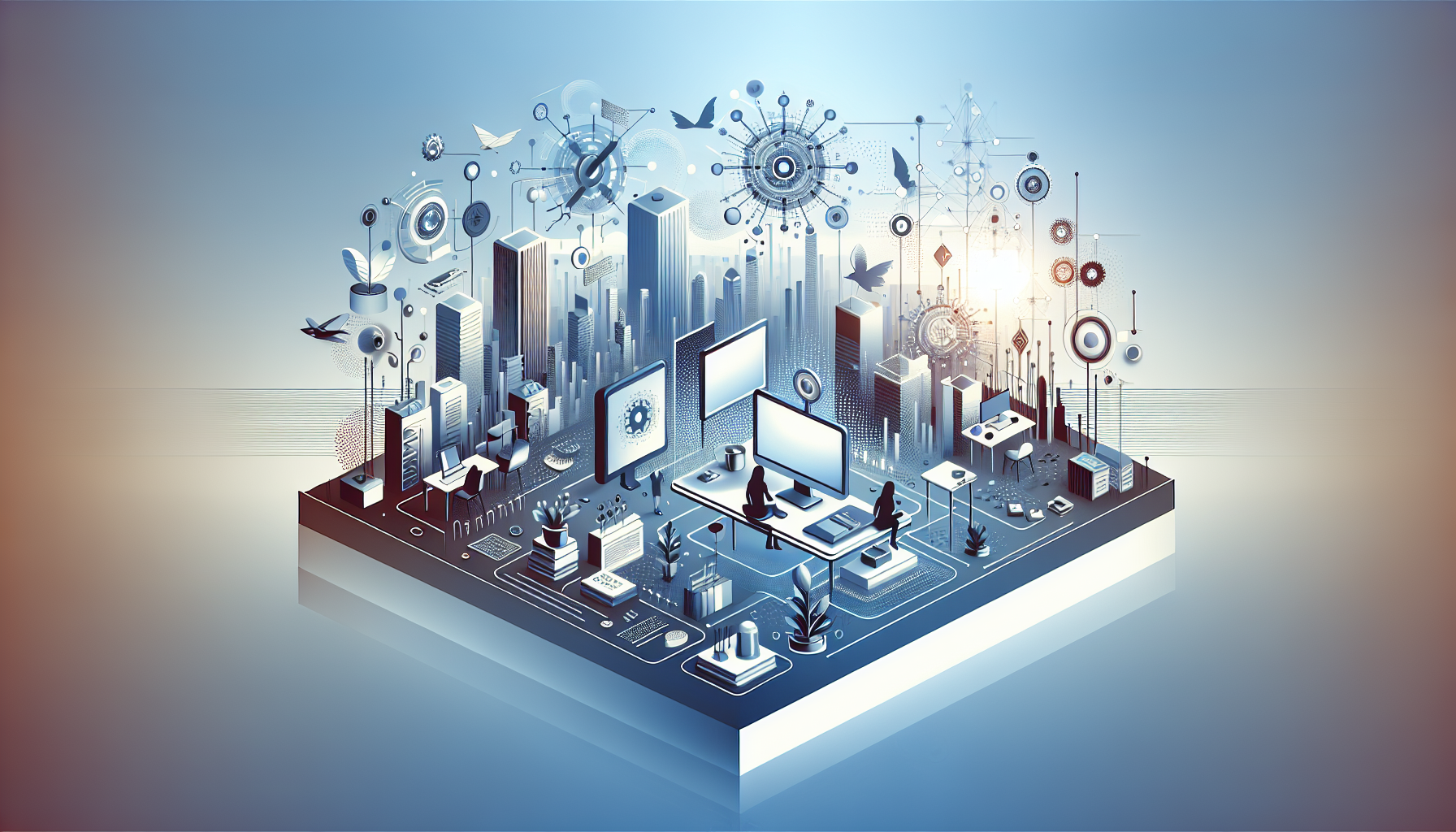 Quantum Computing Fidelity: The Next Frontier in Startup Inn - AI Generated Illustration