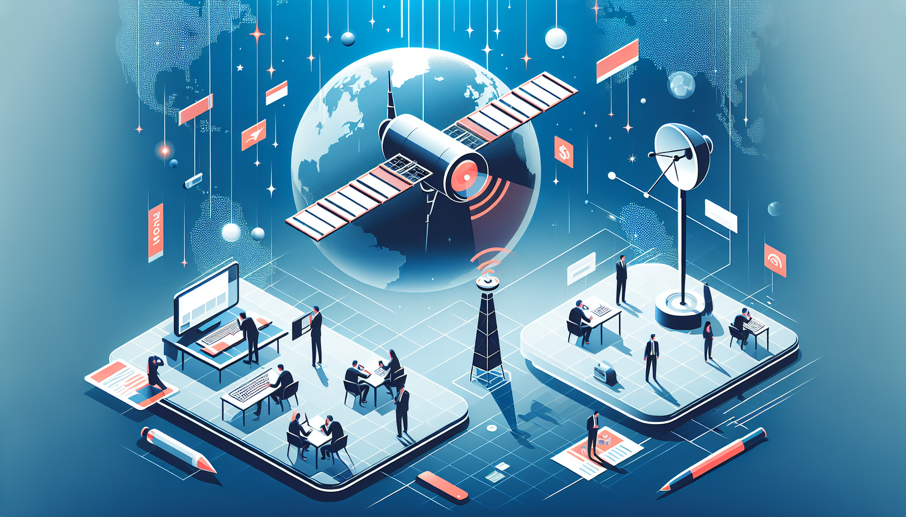 🚨 BREAKING: Amazon to Buy Satellite Company Globalstar for $ - AI Generated Illustration