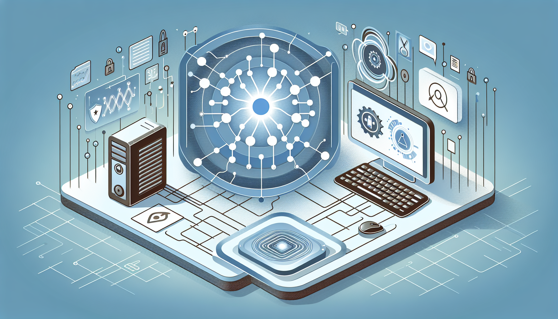 Quantum Computing Security: The Next Frontier in Technology  - AI Generated Illustration