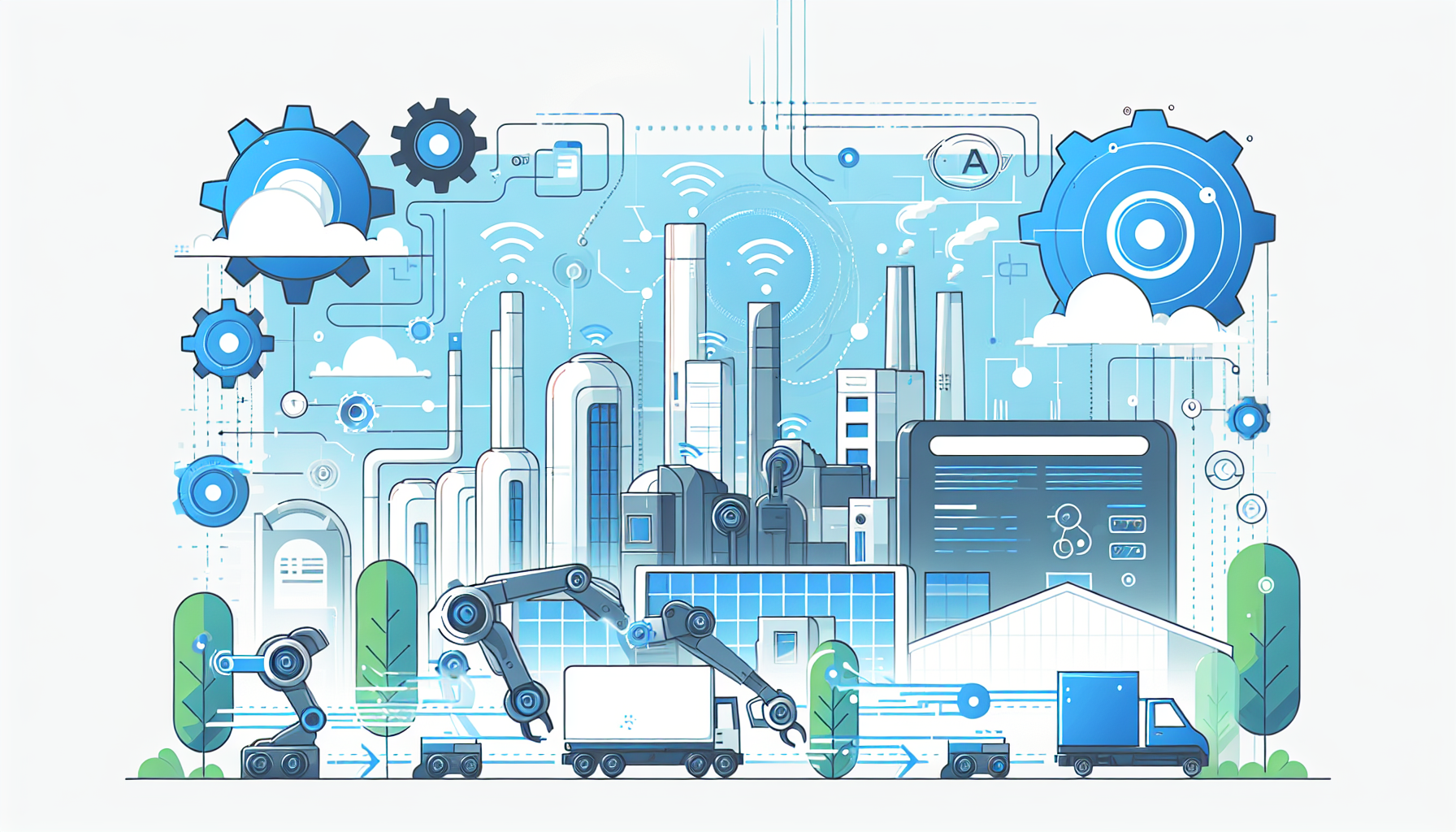 AI-Powered Production: The Next Frontier in Automation - AI Generated Illustration