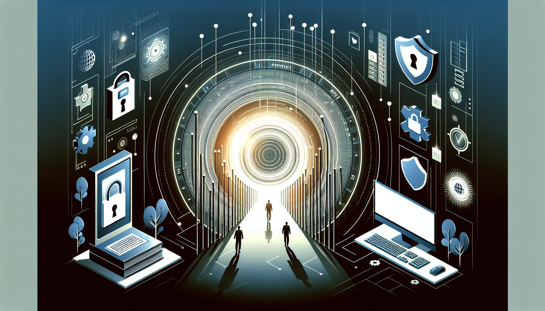 Quantum Computing Security: The Next Frontier Amidst Rising  - AI Generated Illustration