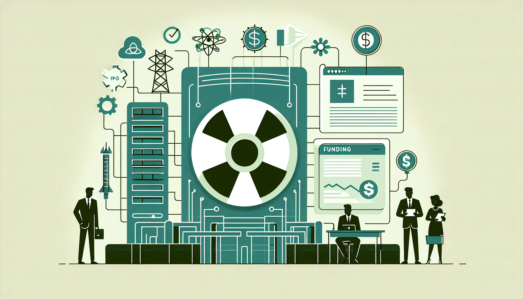 🚨 BREAKING: Nuclear startup X-energy raises $1B in data cent - AI Generated Illustration