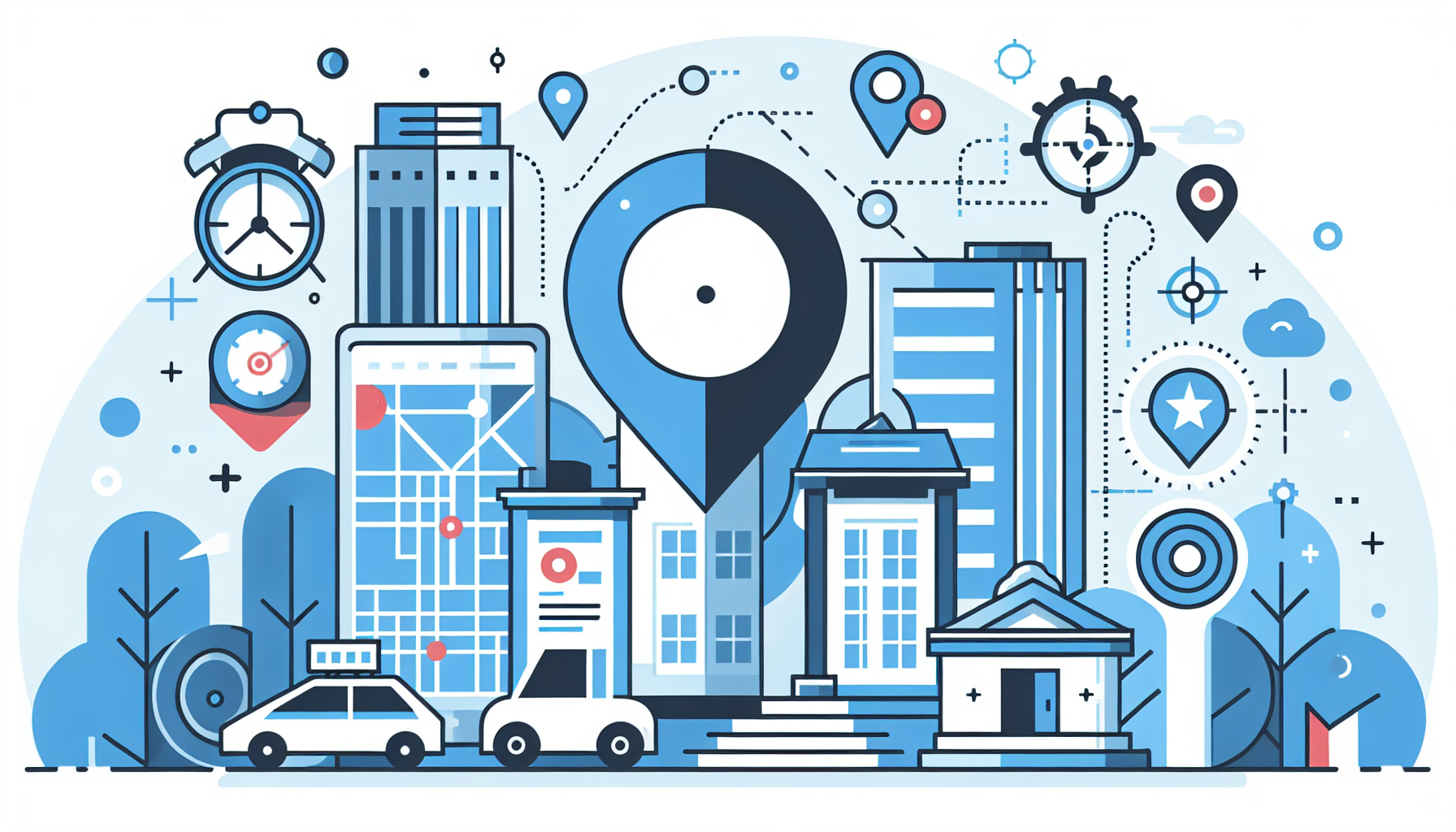 Breaking Down GPS Technology Explained: Location-Based Serv - AI Generated Illustration