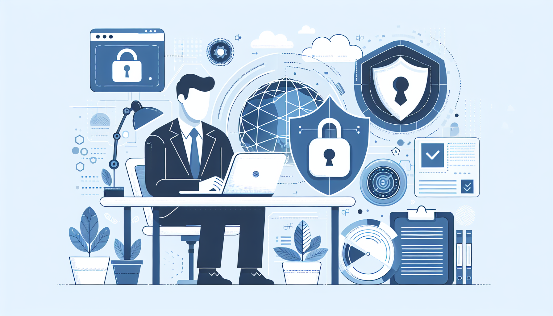Cybersecurity Proof of Work: The Next Frontier in Technology - AI Generated Illustration