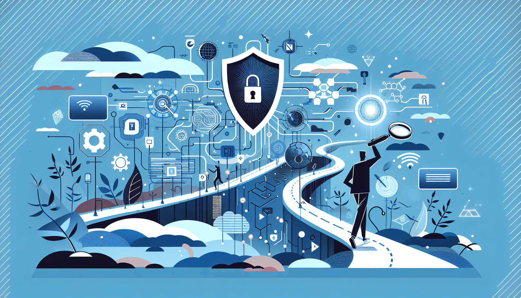 Cybersecurity in Open Source: Navigating the Future Amidst R - AI Generated Illustration