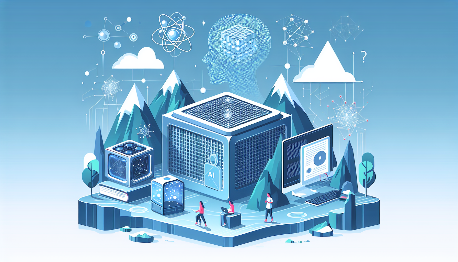Quantum Computing Security: The Next Frontier Amidst AI Inno - AI Generated Illustration