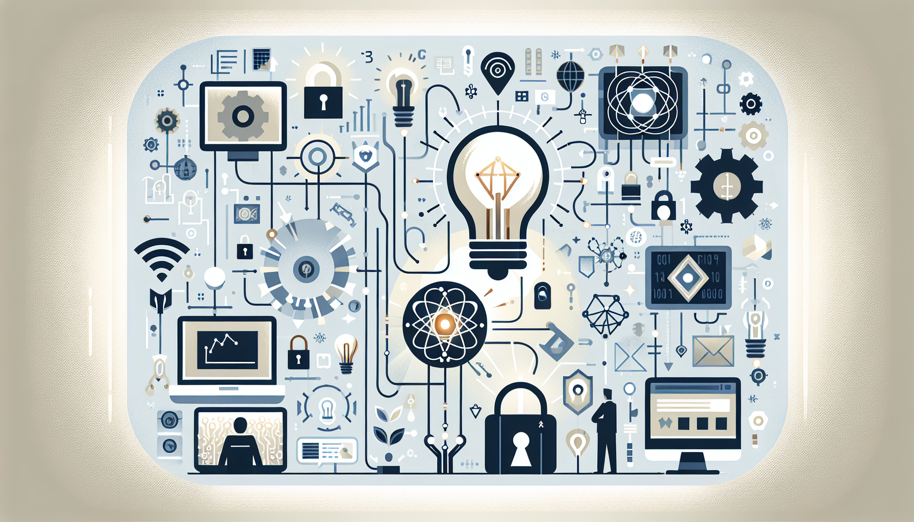 Quantum Computing Security: The Next Frontier in Tech Innova - AI Generated Illustration