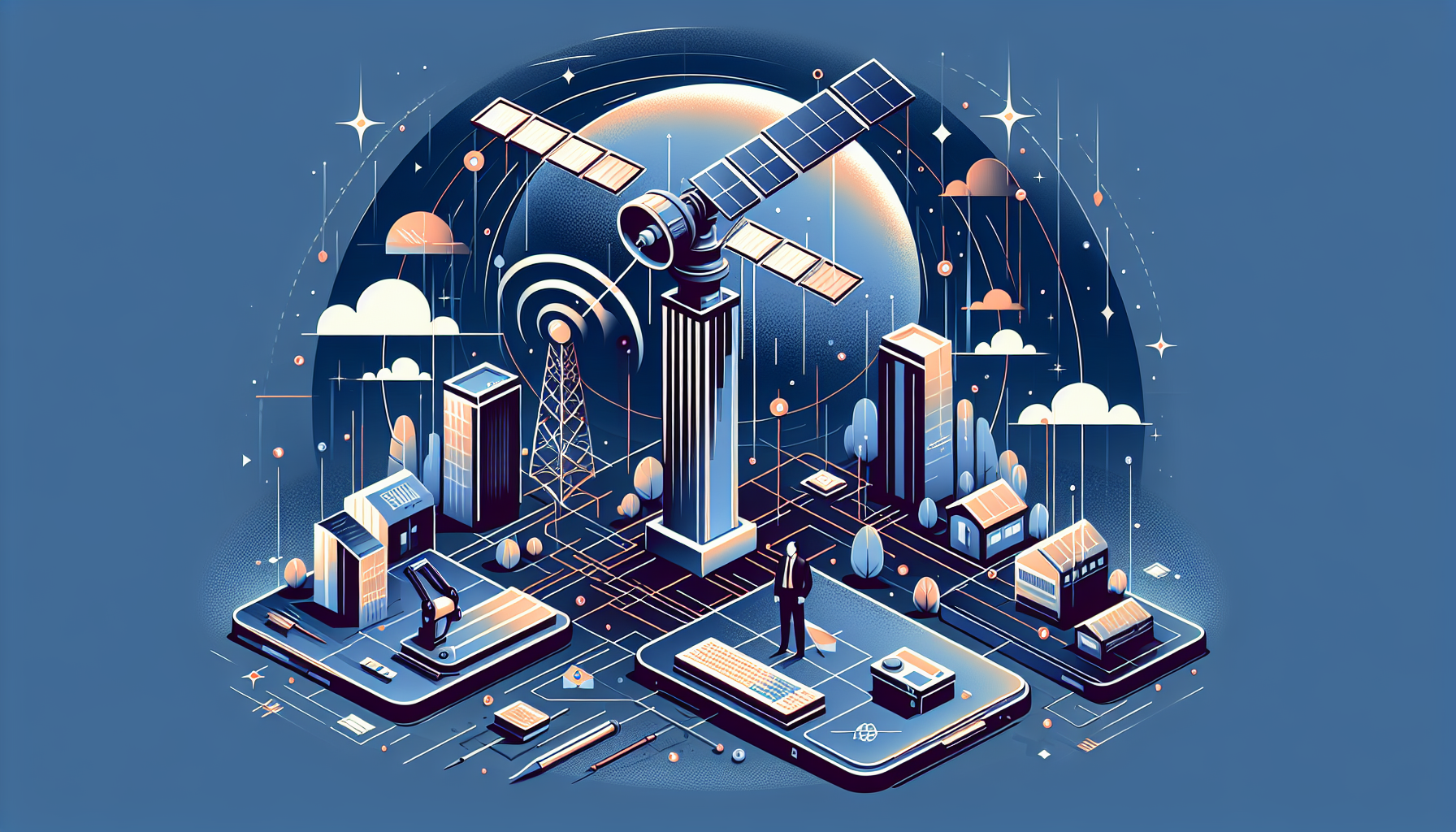 🚨 BREAKING: Amazon to Buy Satellite Operator Globalstar for - AI Generated Illustration
