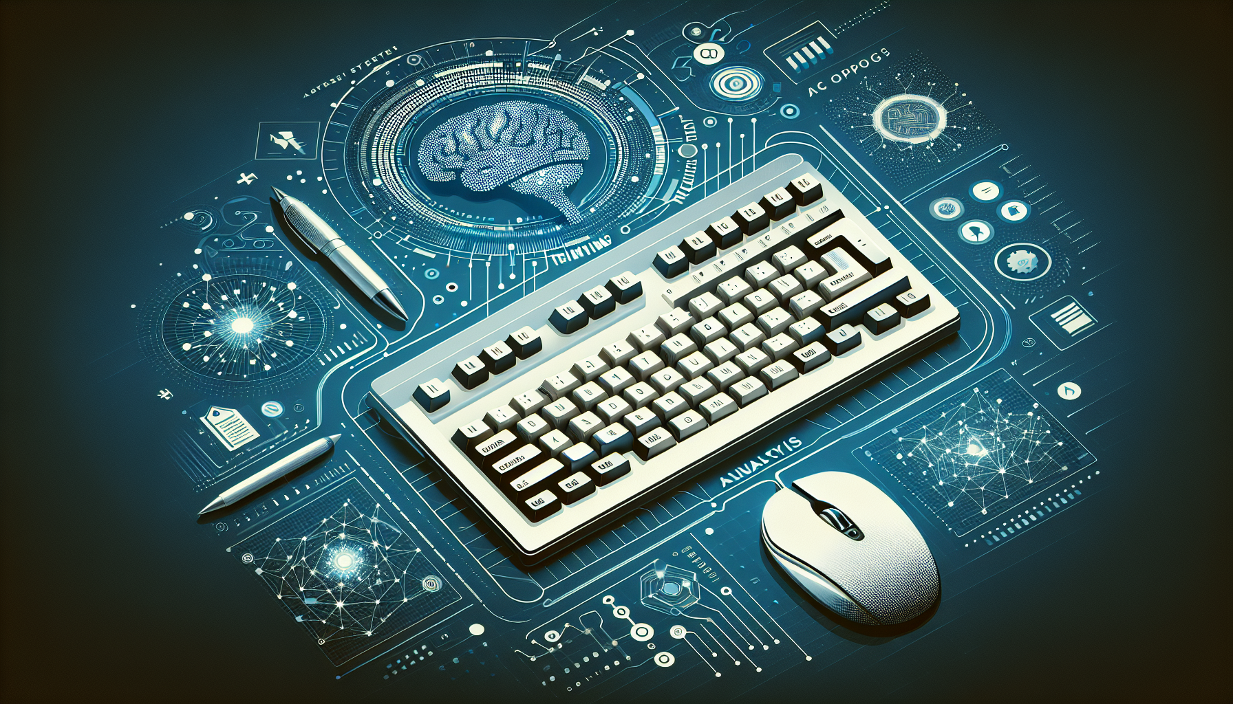AI Training with Keystrokes: The Next Frontier in Machine Le - AI Generated Illustration