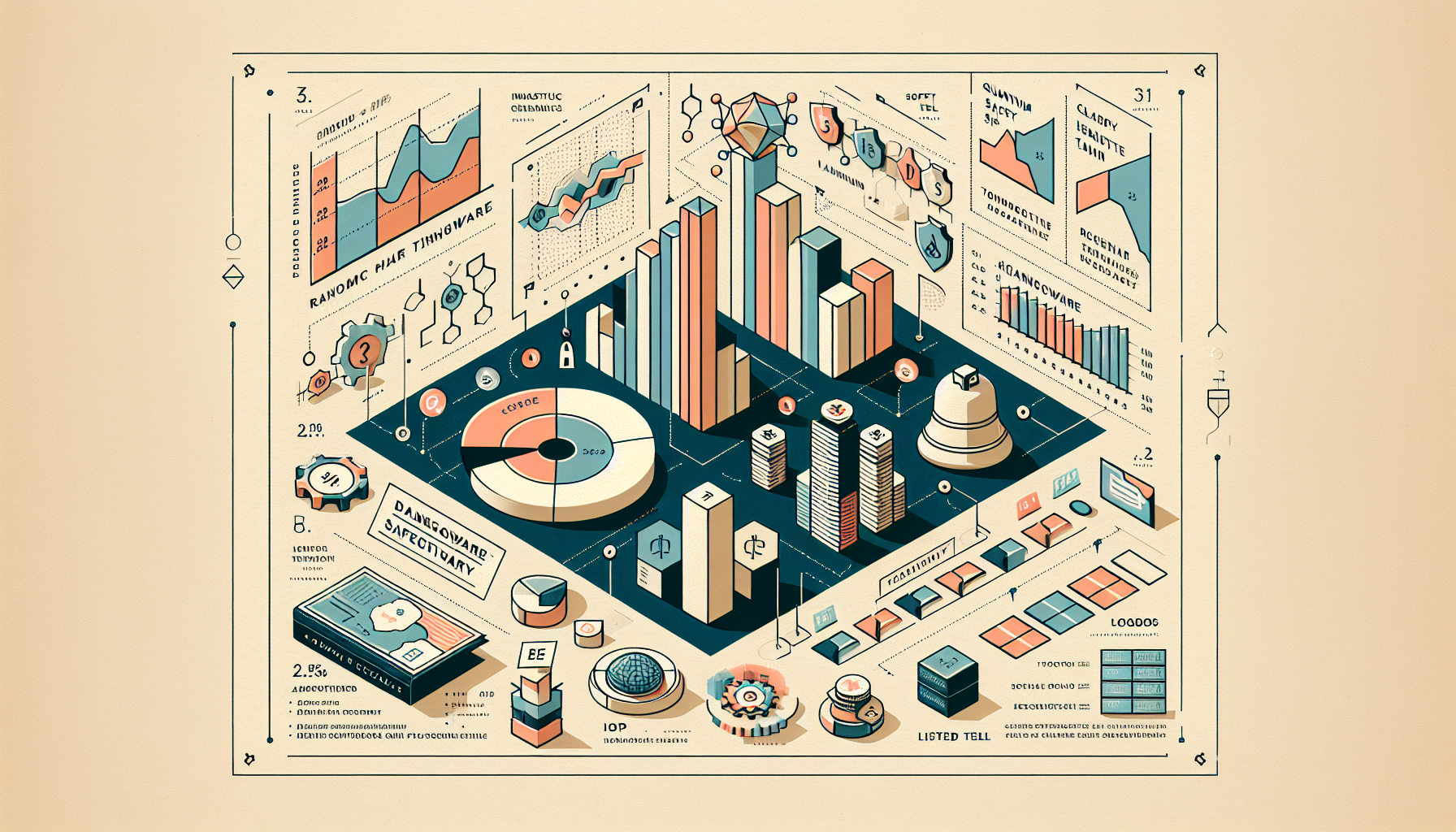 Ransomware and Quantum Safety: Cybersecurity: What Every Fo - AI Generated Illustration