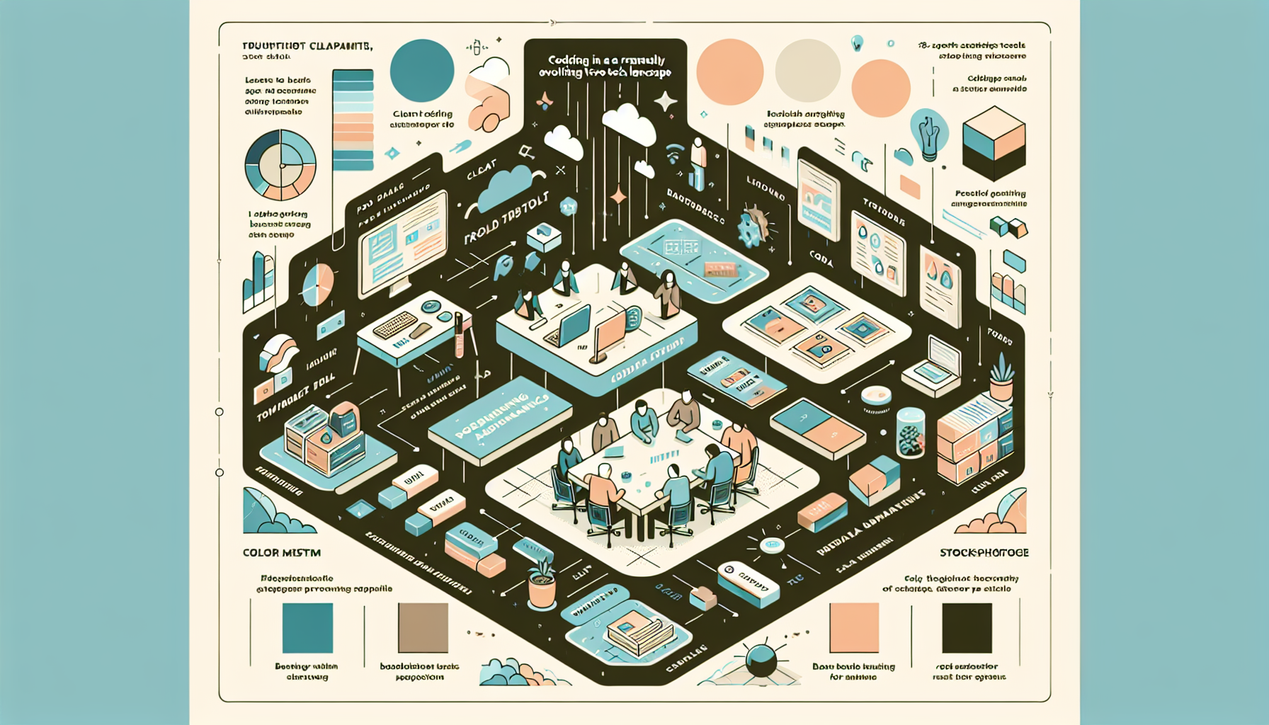 Breaking Down Coding Assistance Tools:  Programming in a Rap - AI Generated Illustration