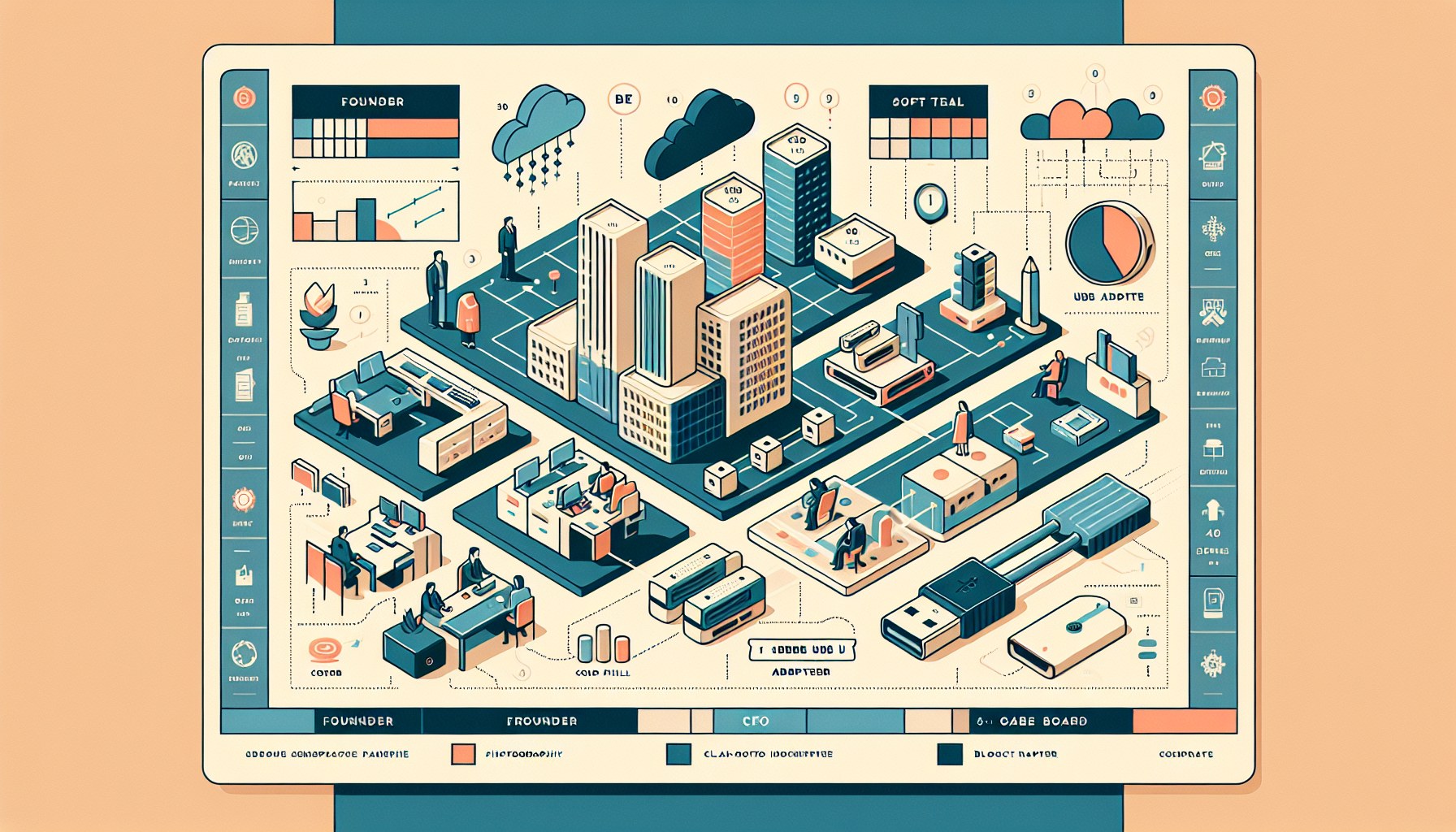 10 GbE USB Adapters: The Next Big Thing in Connectivity - AI Generated Illustration