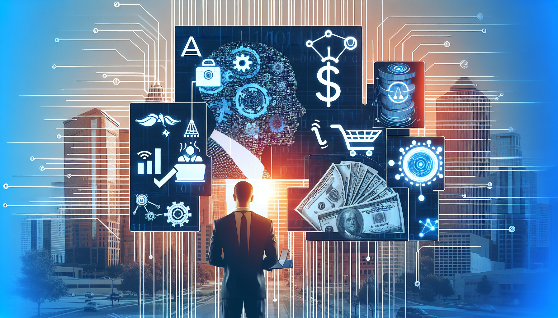 AI in Financial Crimes: The Next Frontier in Startup Innovat - AI Generated Illustration
