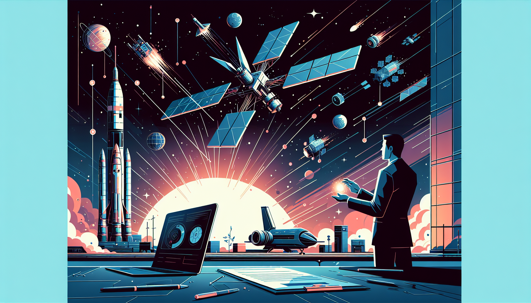 🚨 BREAKING: SpaceX, Anduril Among Companies to Win Space Int - AI Generated Illustration